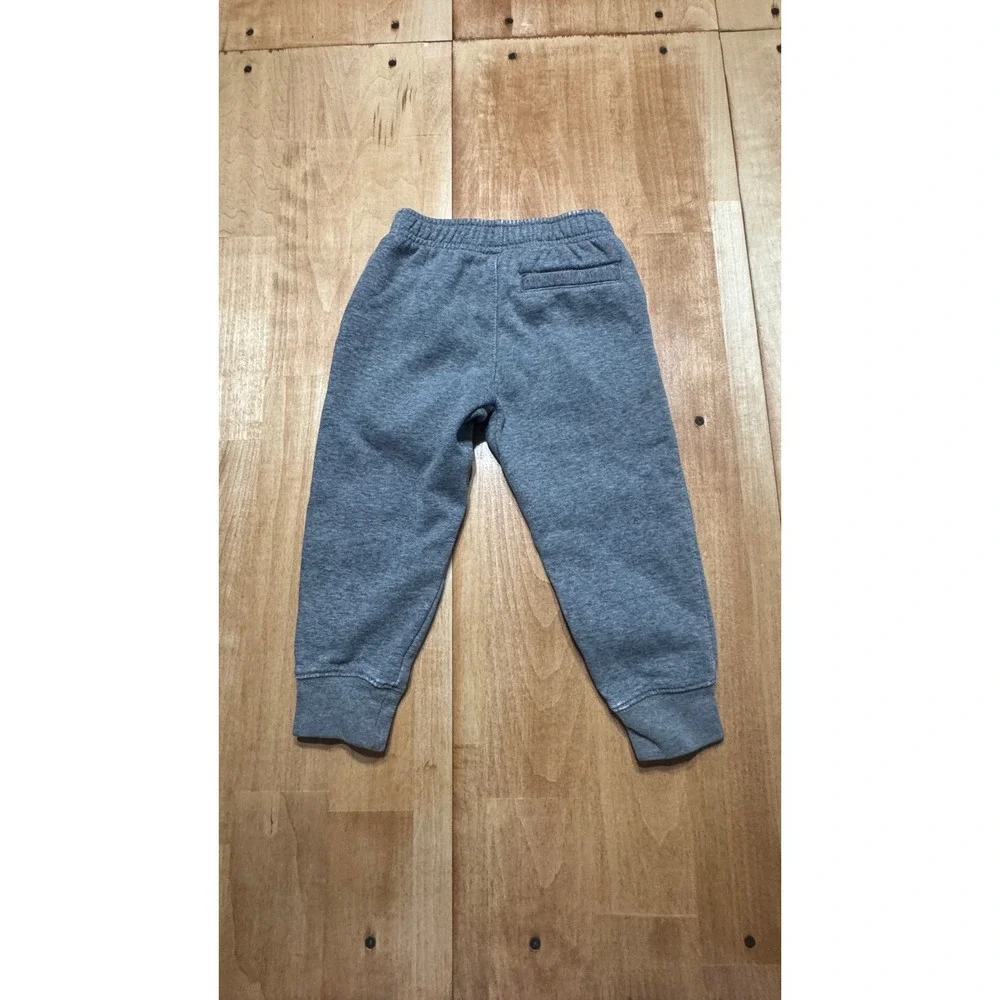 Nike Kids Heather Gray Fleece‎ Jogger Sweatpants 3T